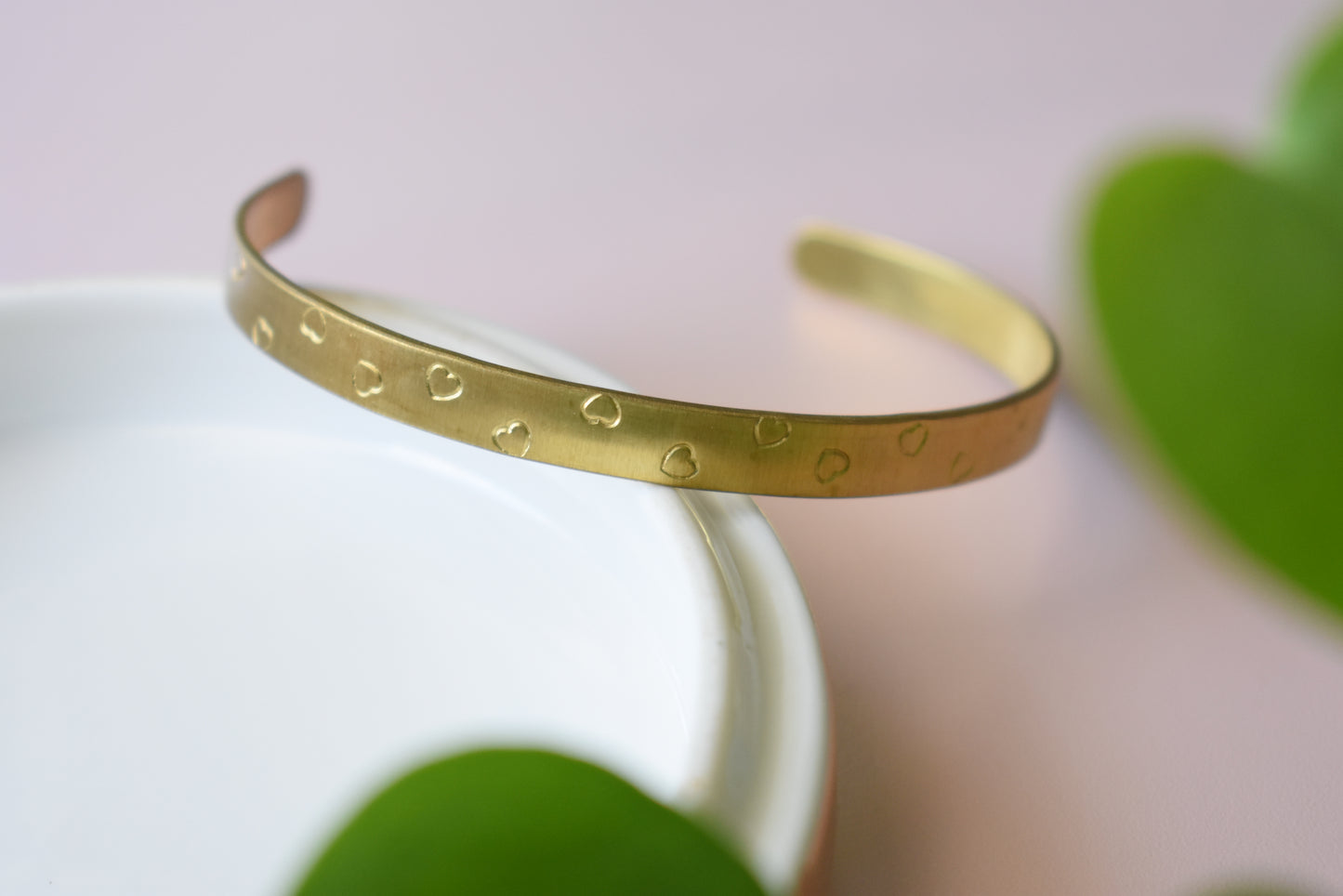 Brass Stamped Cuff