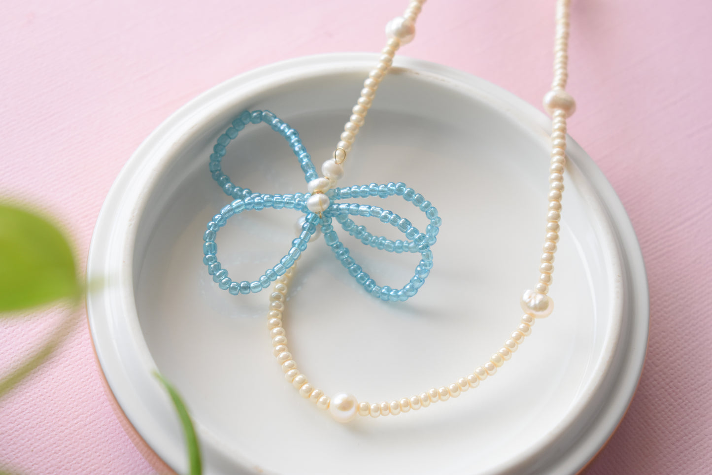 Dragonfly - Fresh Water Pearl Necklace