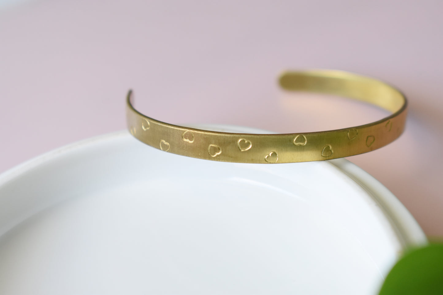 Brass Stamped Cuff