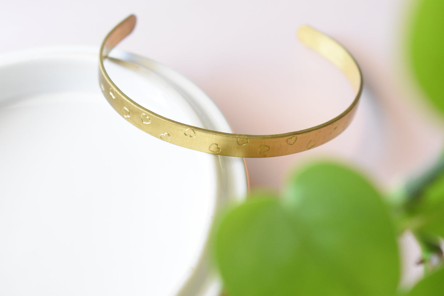 Brass Stamped Cuff