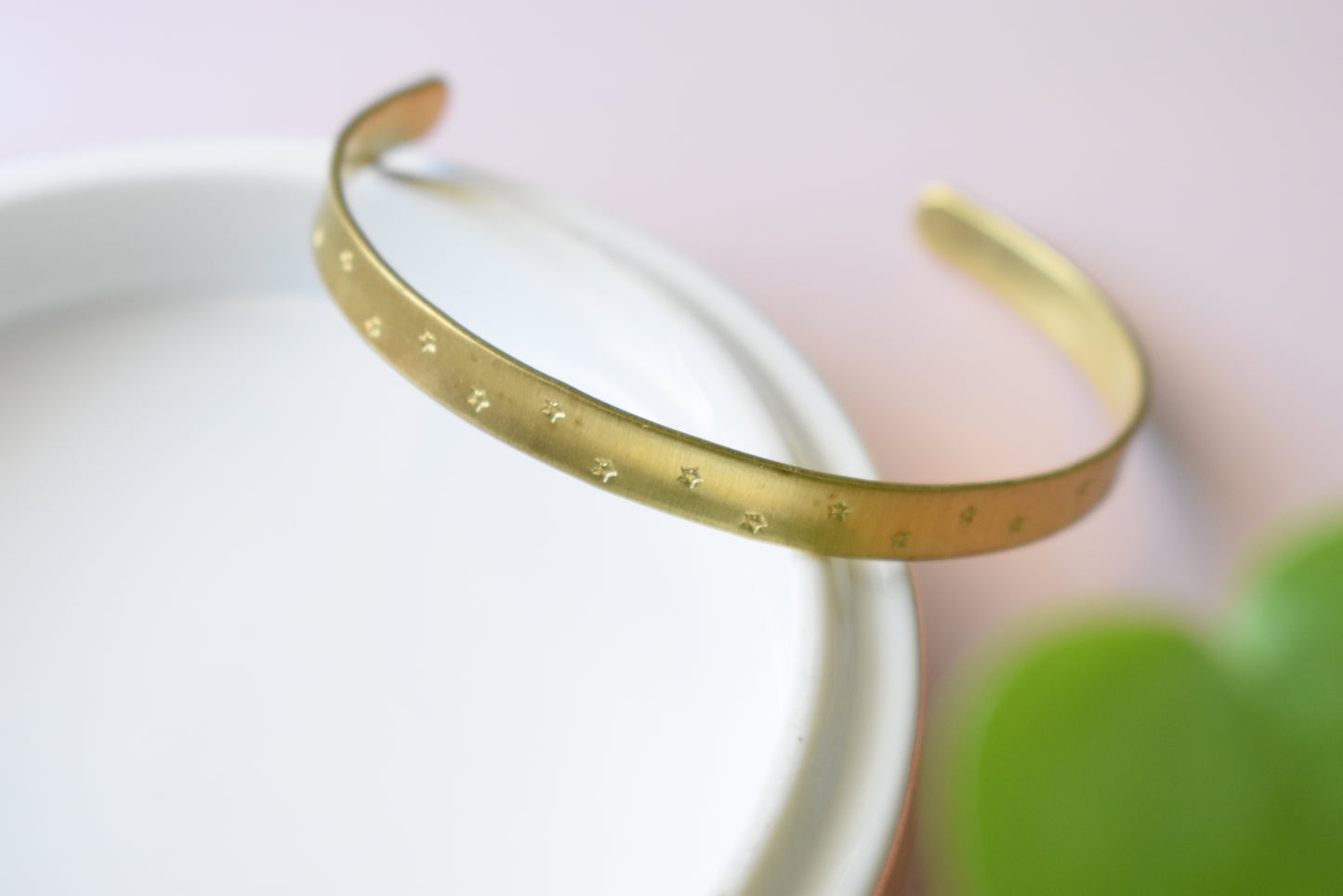 Brass Stamped Cuff