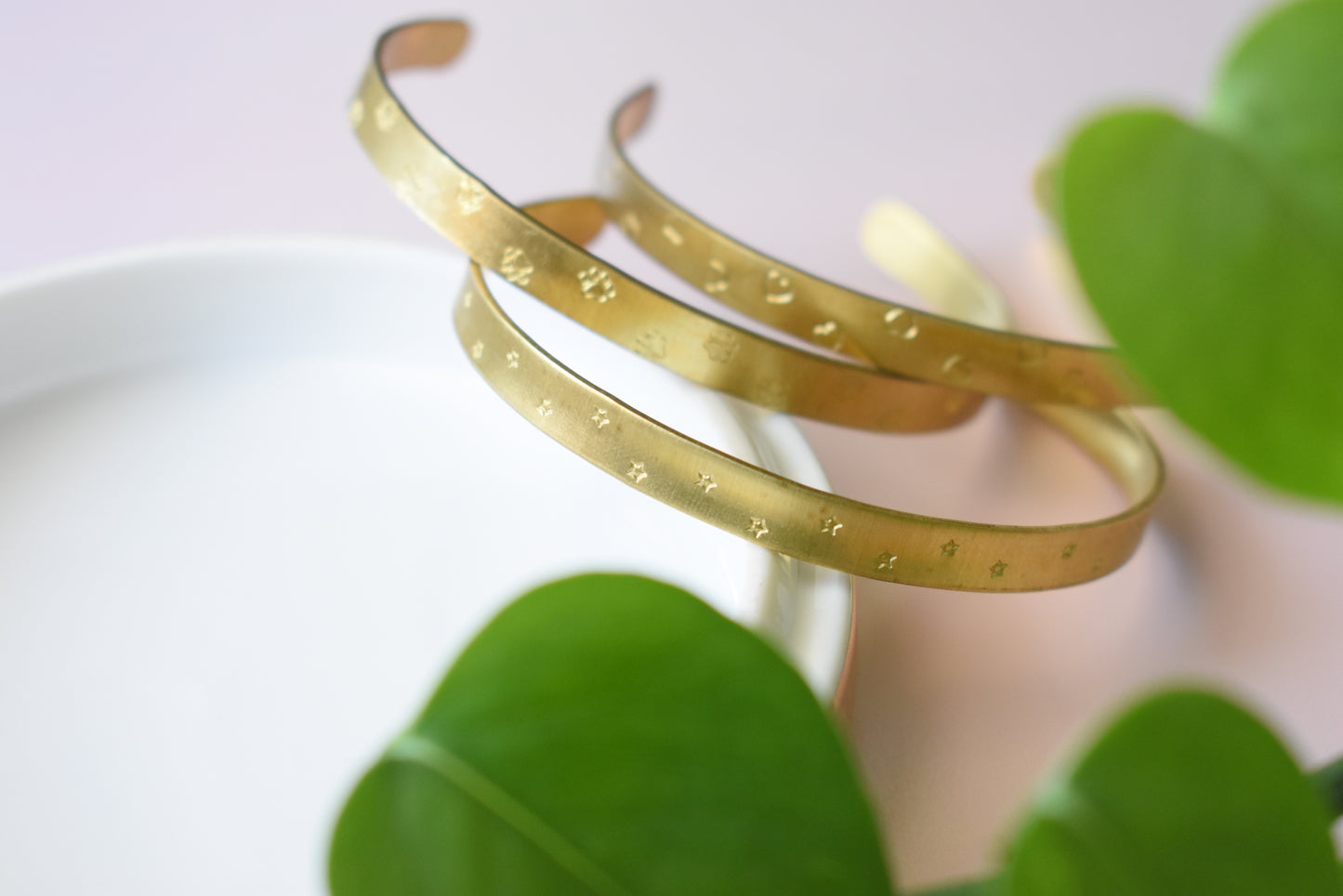 Brass Stamped Cuff