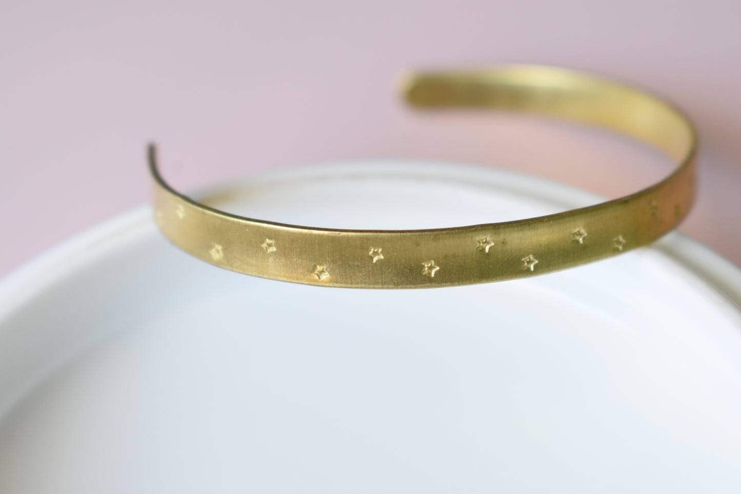 Brass Stamped Cuff