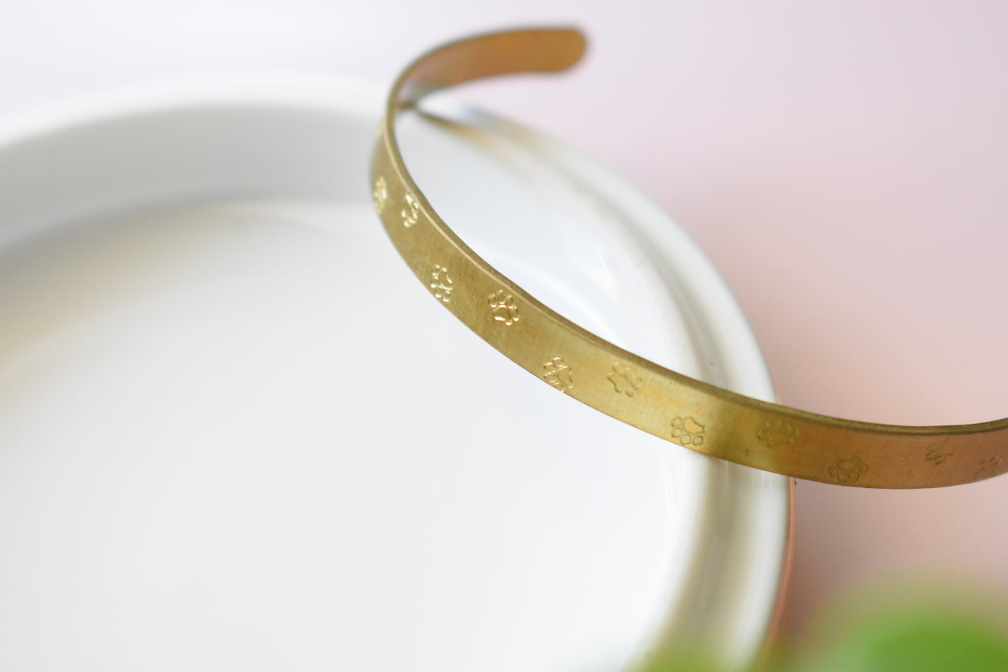 Brass Stamped Cuff