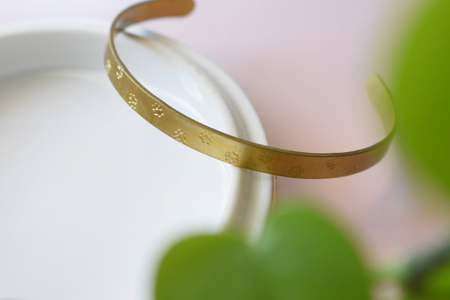 Brass Stamped Cuff