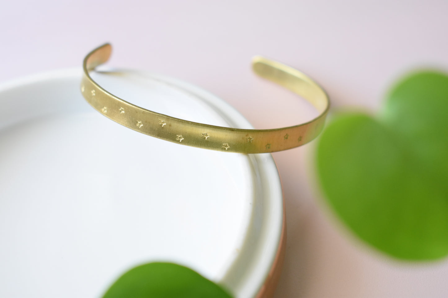 Brass Stamped Cuff