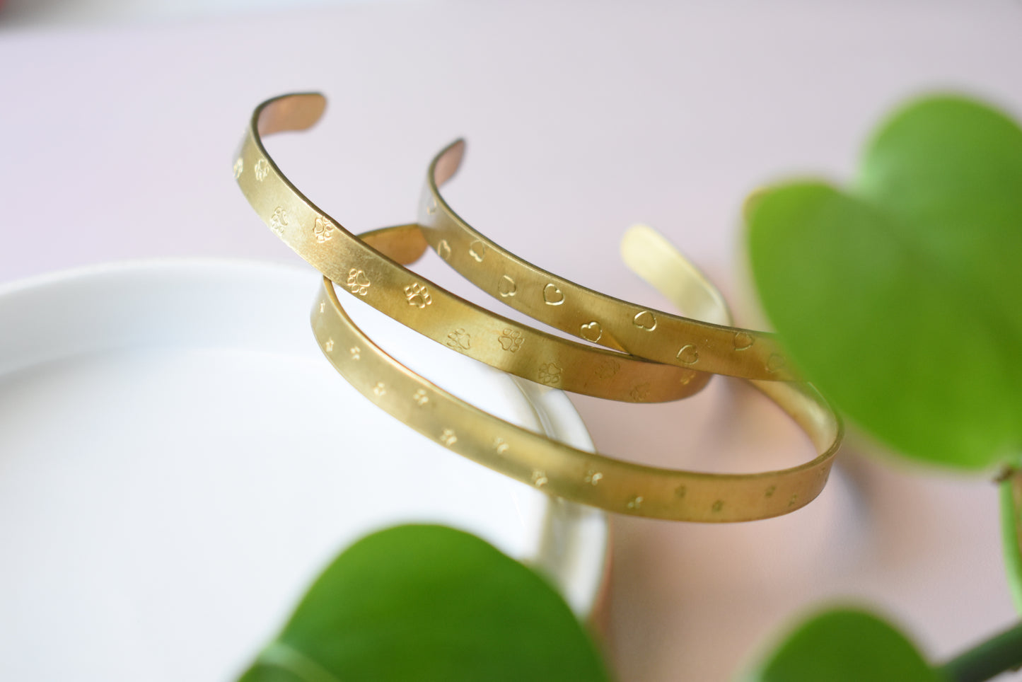 Brass Stamped Cuff