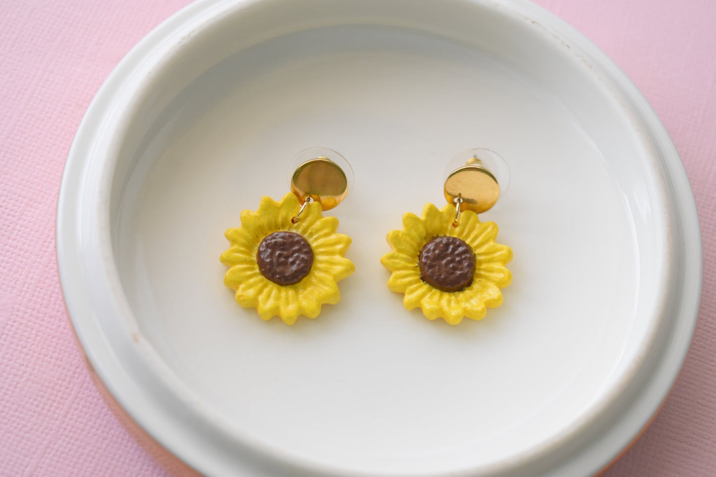 Sun + Flowers - Dangle/Stud Earrings