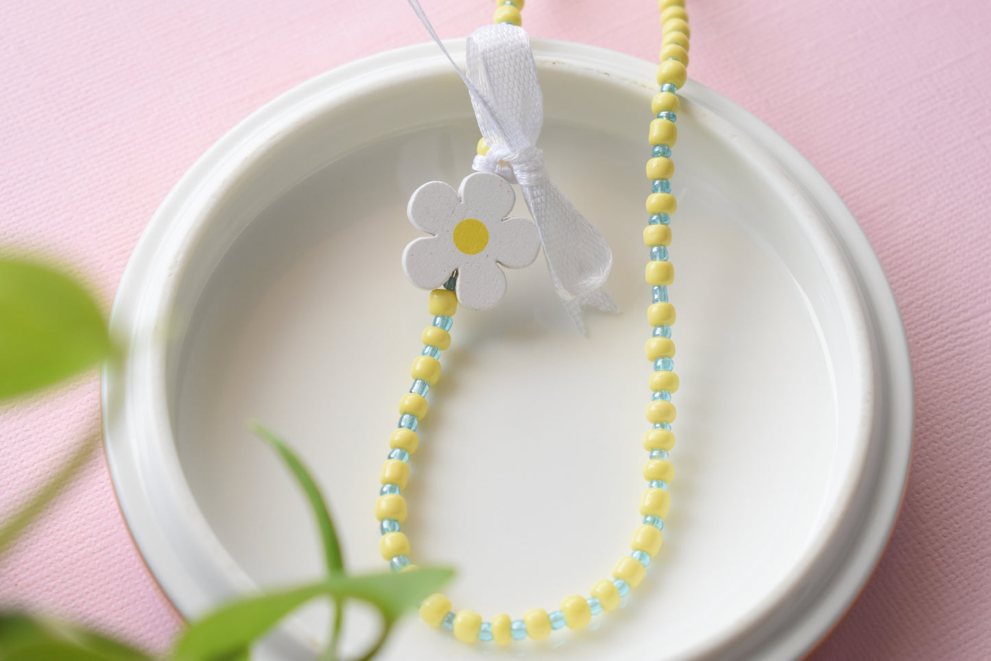 Blue Berry Picking - Beaded Necklace