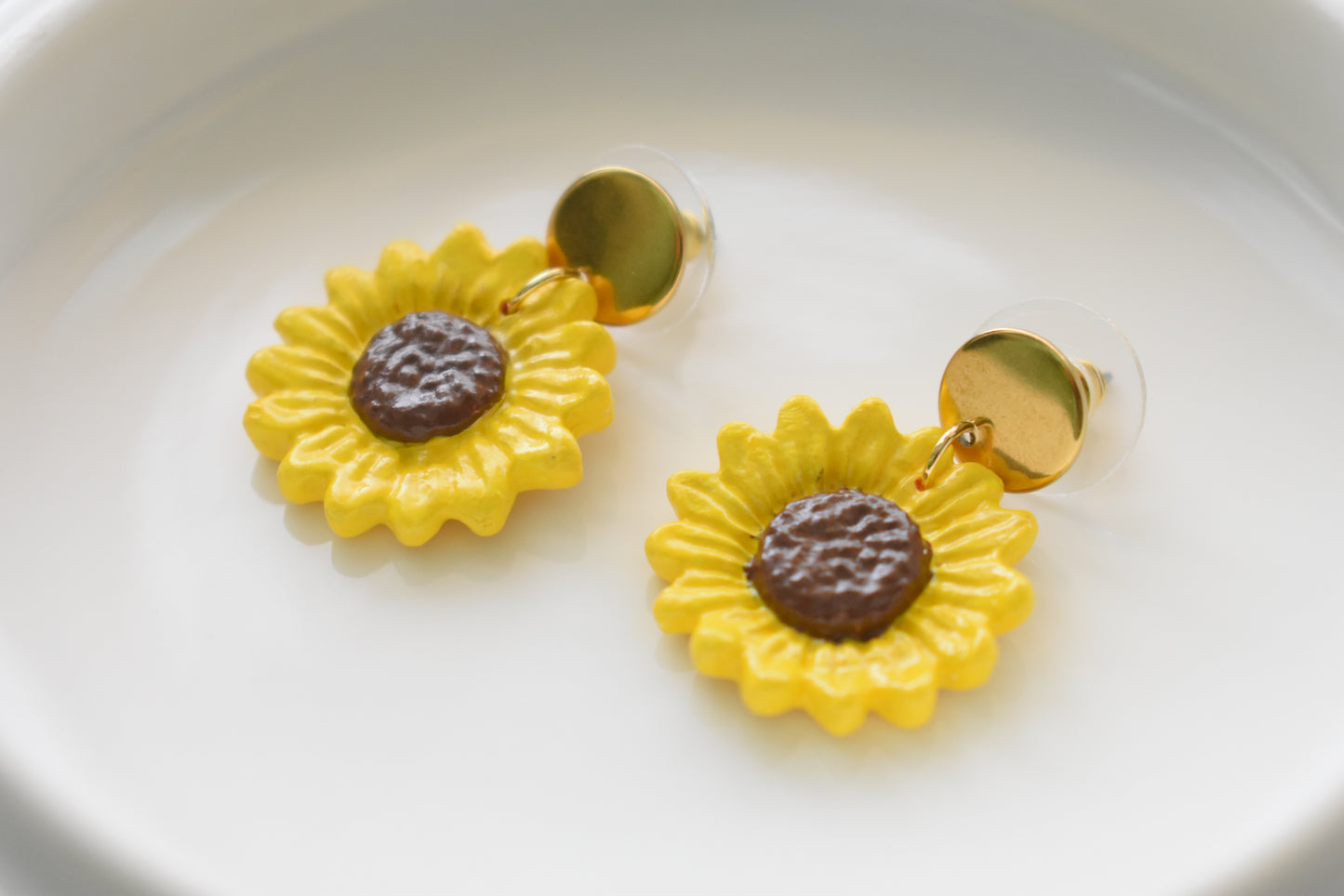 Sun + Flowers - Dangle/Stud Earrings