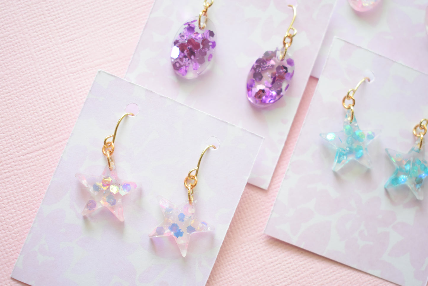 Glitter Bombs - Dangle Earrings