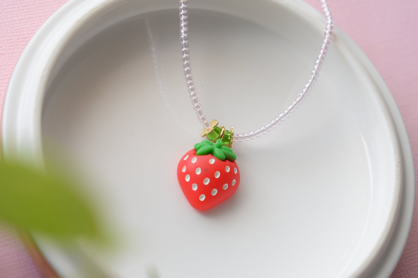 Berry Dainty - Seed Bead Necklace