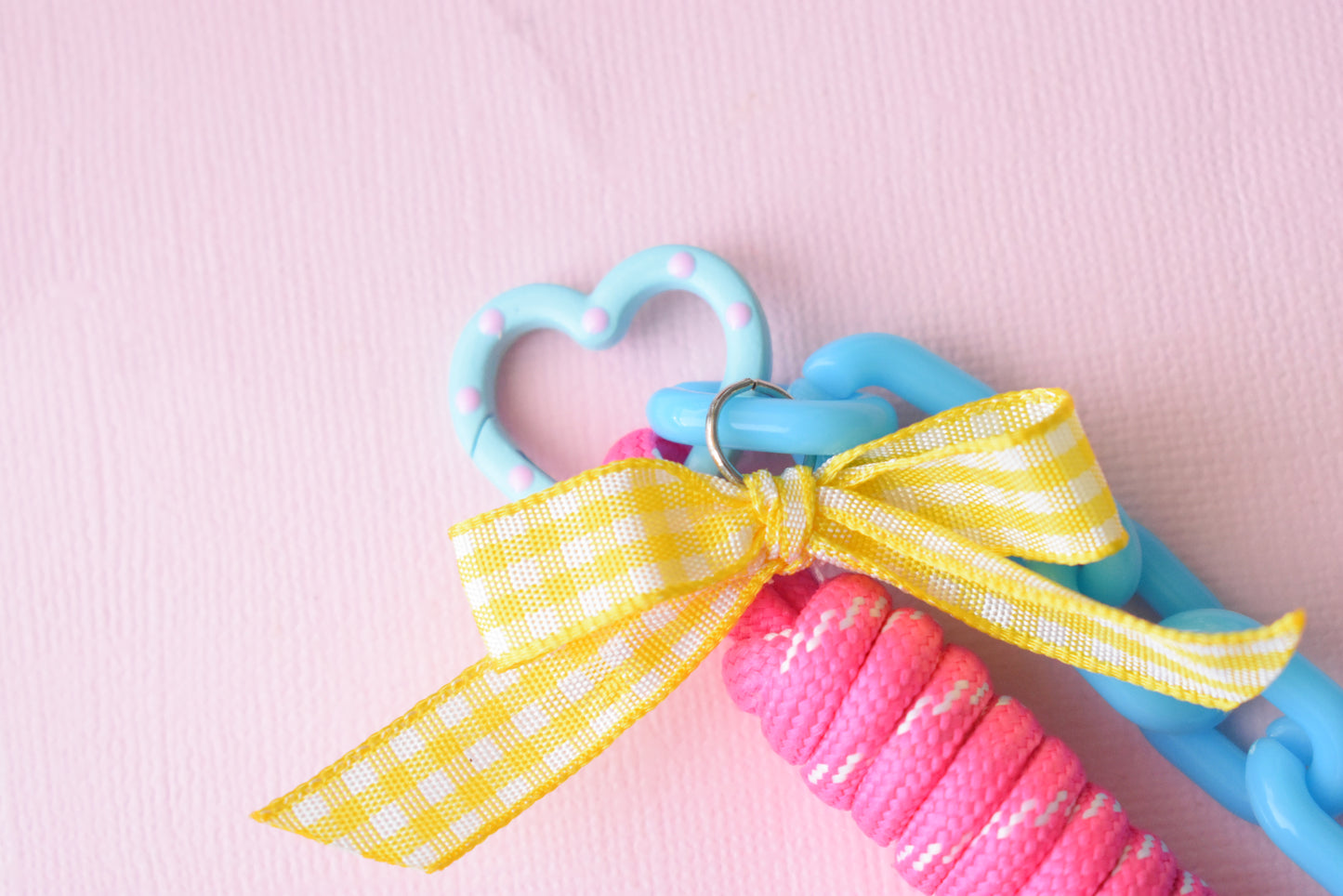 Chunky Letter Paracord Bag Charm & Keychain | Backpack Charm | Cute