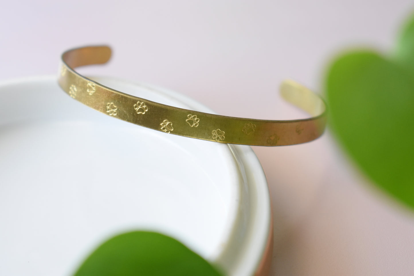 Brass Stamped Cuff