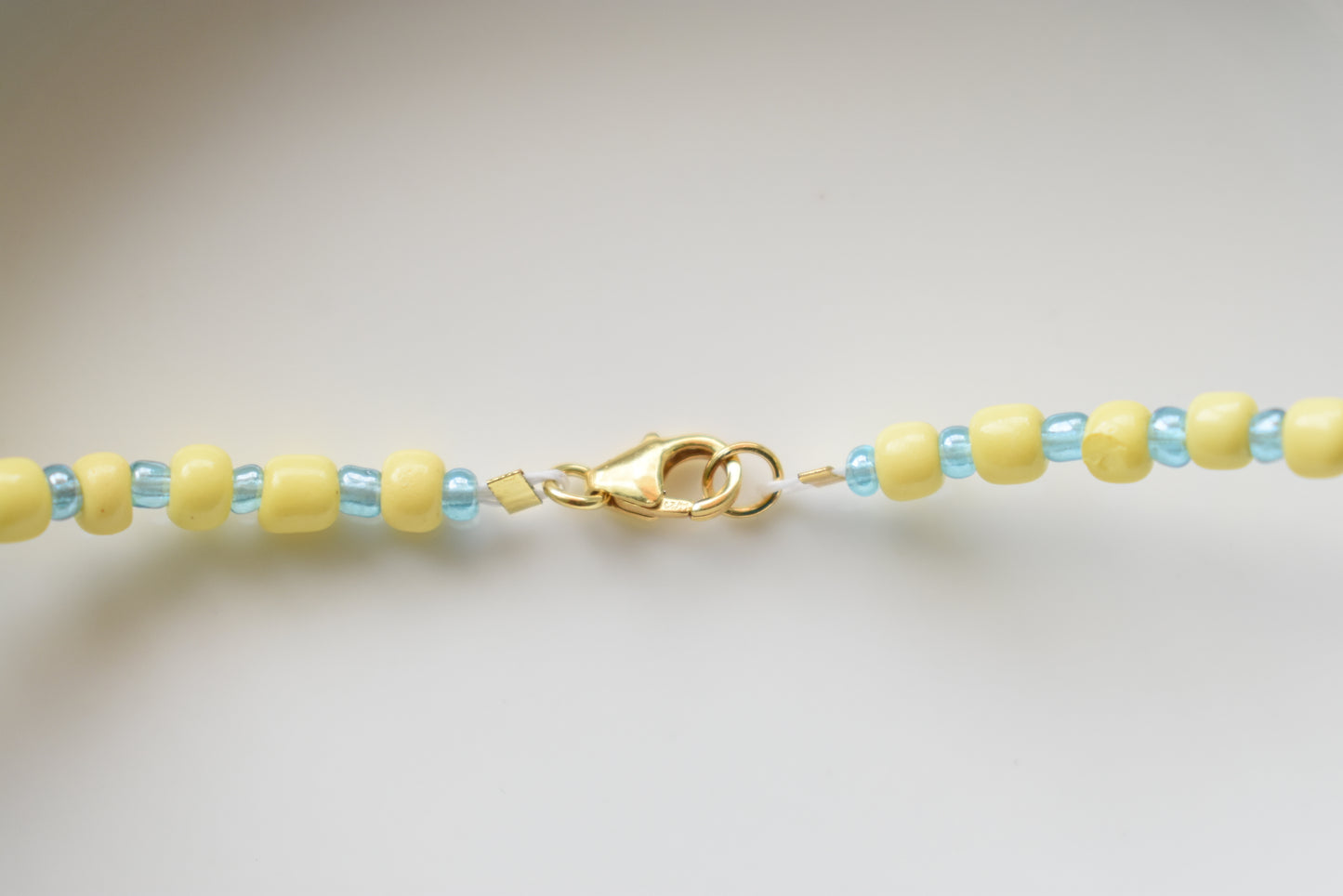 Blue Berry Picking - Beaded Necklace