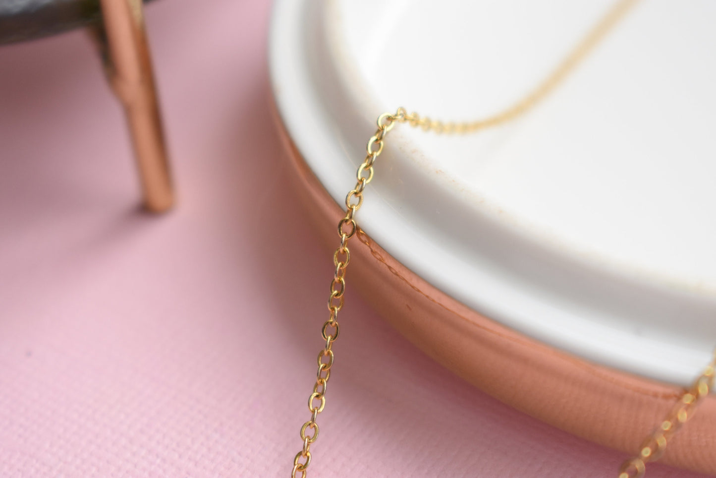 Personalized / Initial - Gold Plated Necklace