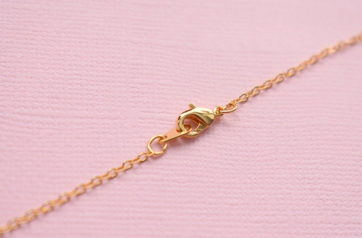 White Frosted Bear - Gold Plated Pendant Necklace