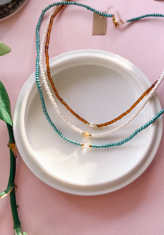 Beaded Stacking Necklaces