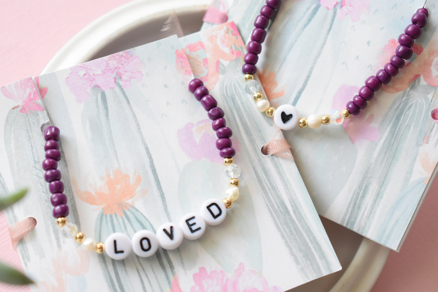 Purple - Friendship Necklace