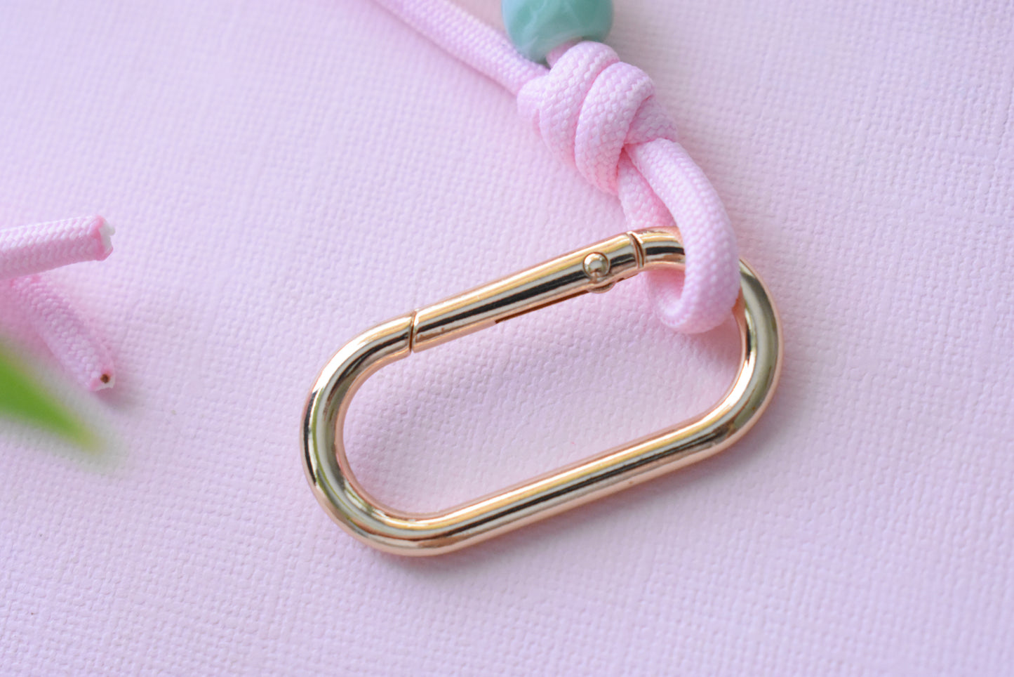 Chunky Letter Bead Paracord Lanyard | Teacher & School ID Badge Holder | Hi