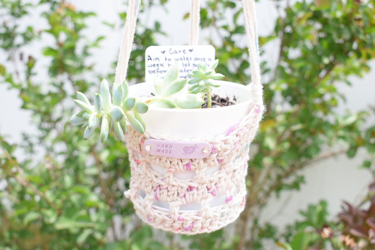 Wisteria - Crochet Planter