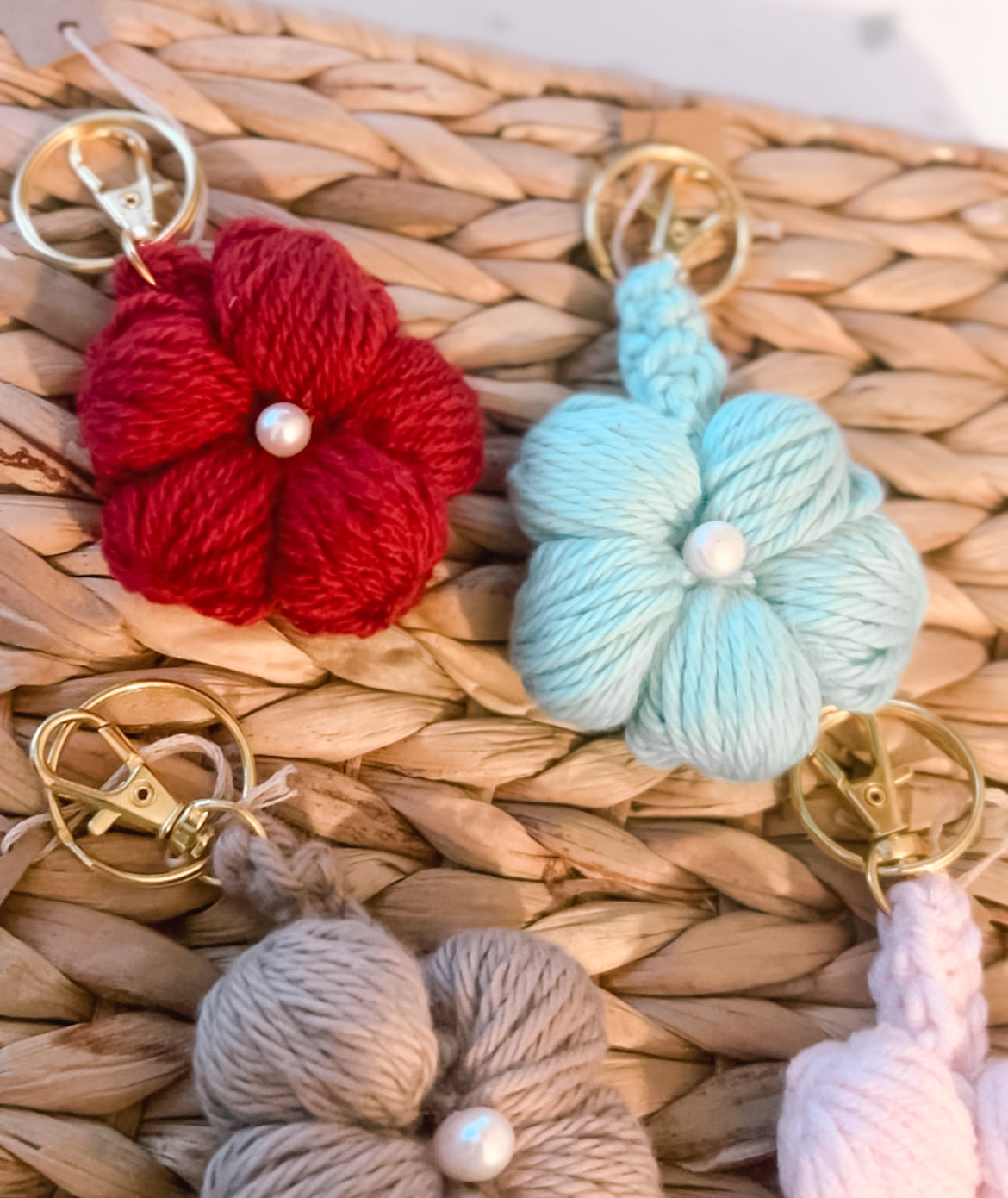 Cozy Blooms - Key Chains + Bag Charms