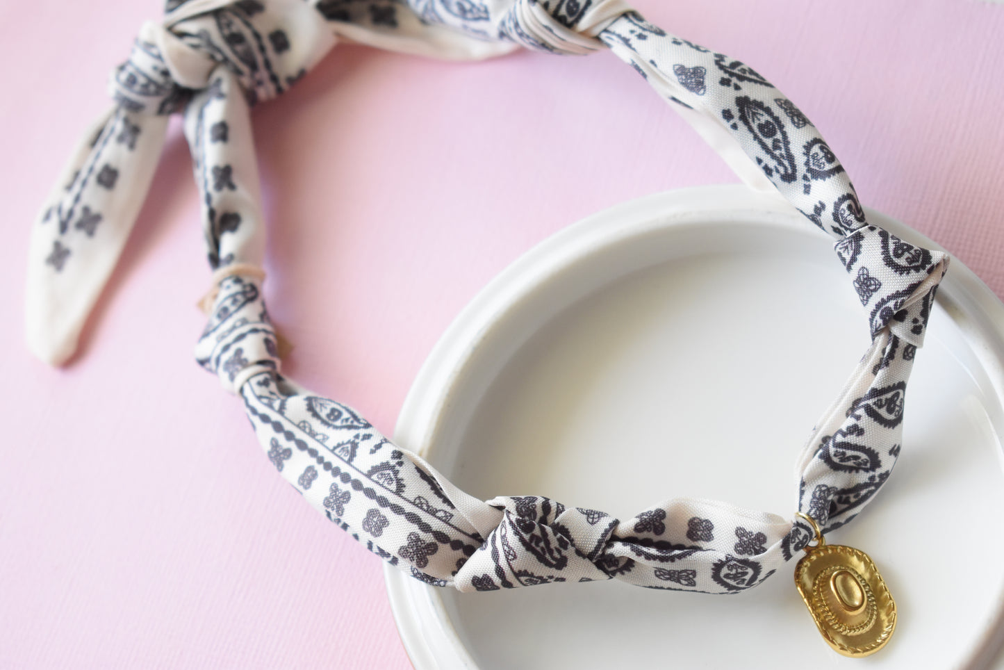 Cow Girl - Scarf Necklace
