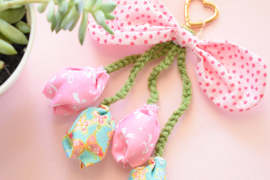 Tulips - Bag + Key Chains
