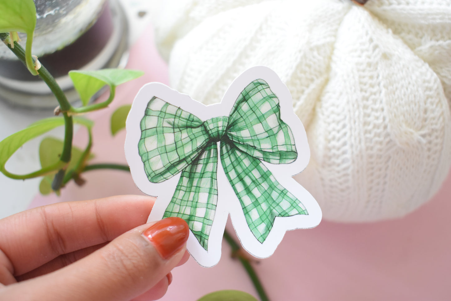 Cozy Bows - Waterproof Vinyl Sticker