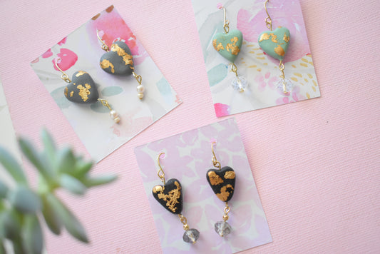 Golden - Dangle Earrings