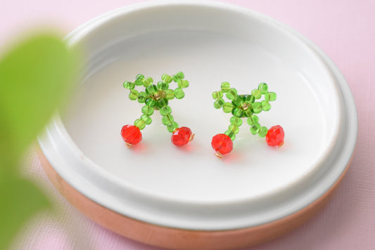 Cherry Picking - Stud Earrings