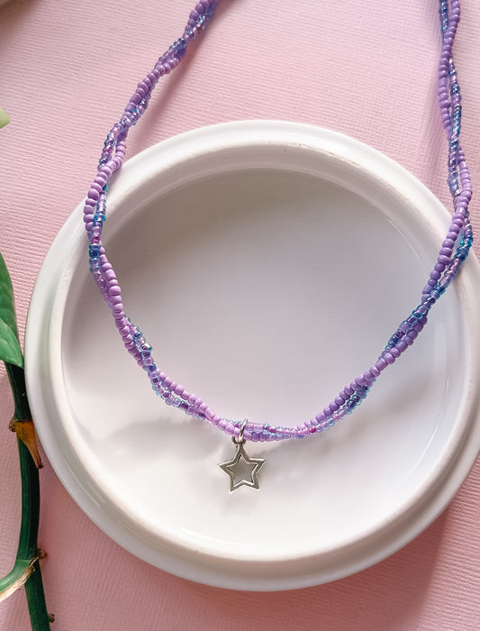 Rock Start - Seed Bead Necklace