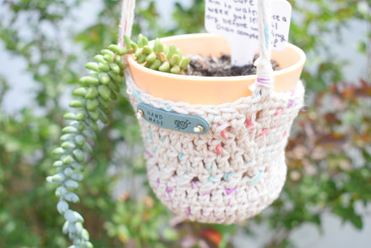 Periwinkle - Crochet Planter