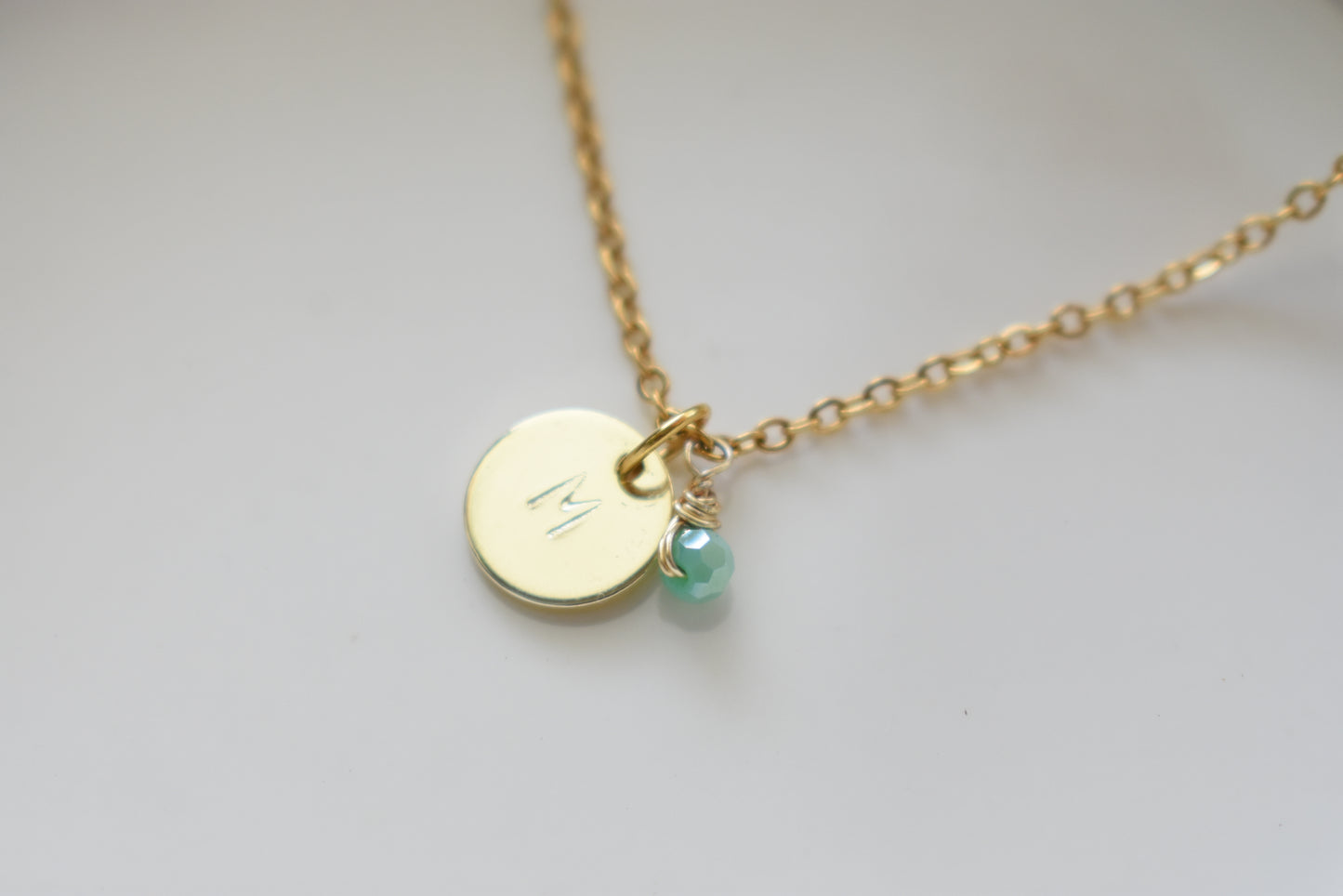 Gold Initial - Gold Plated Necklace