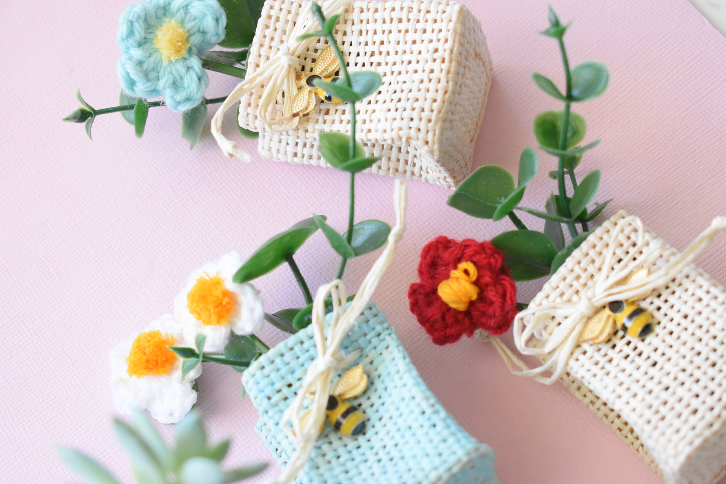 Flower Baskets - Magnets