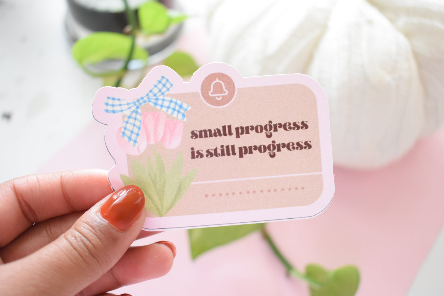 Small Progress - Waterproof Vinyl Sticker