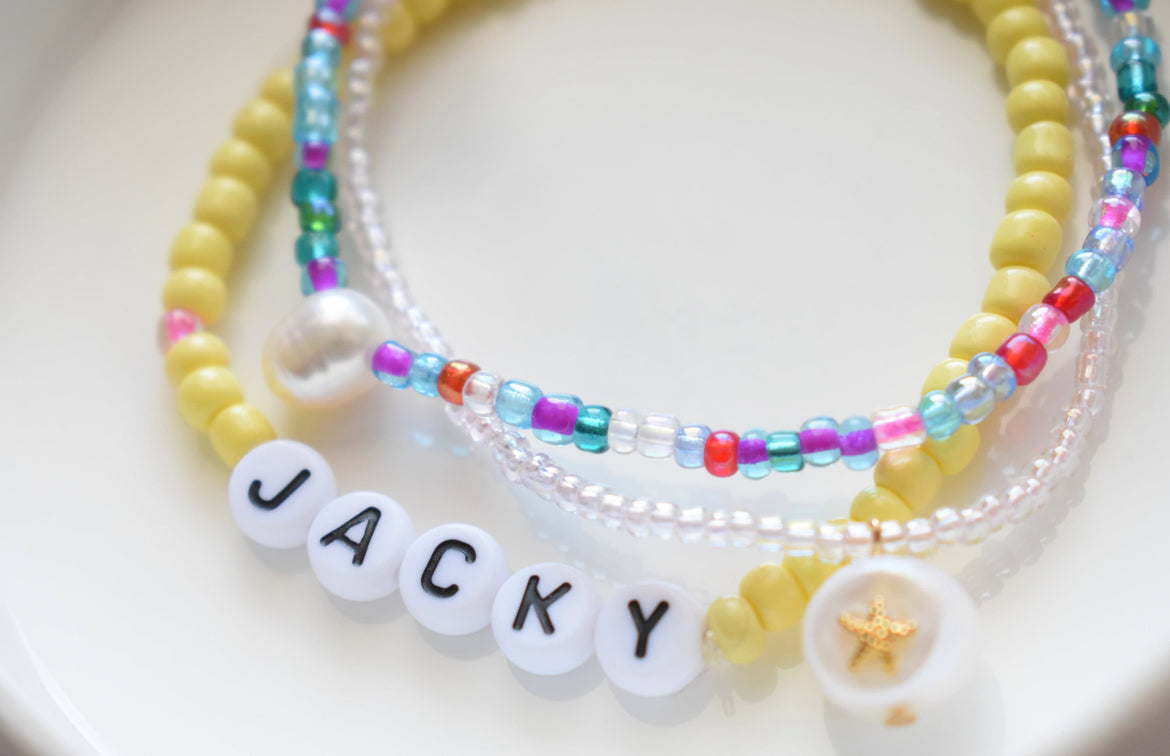 Sea Beaded - Summer BFF | Bracelet Stack | Freshwater Pearls | Friendship Bracelets