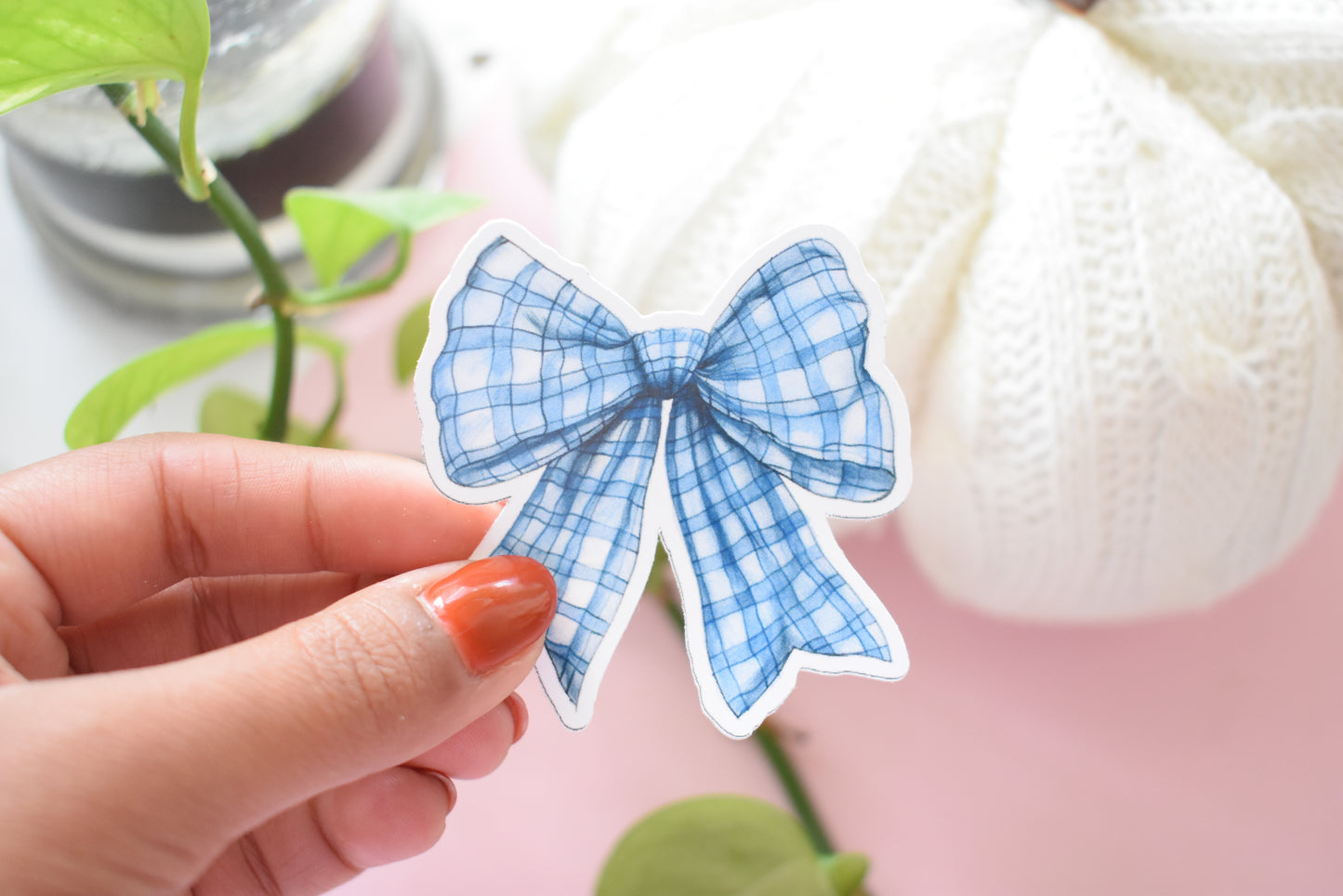 Cozy Bows - Waterproof Vinyl Sticker