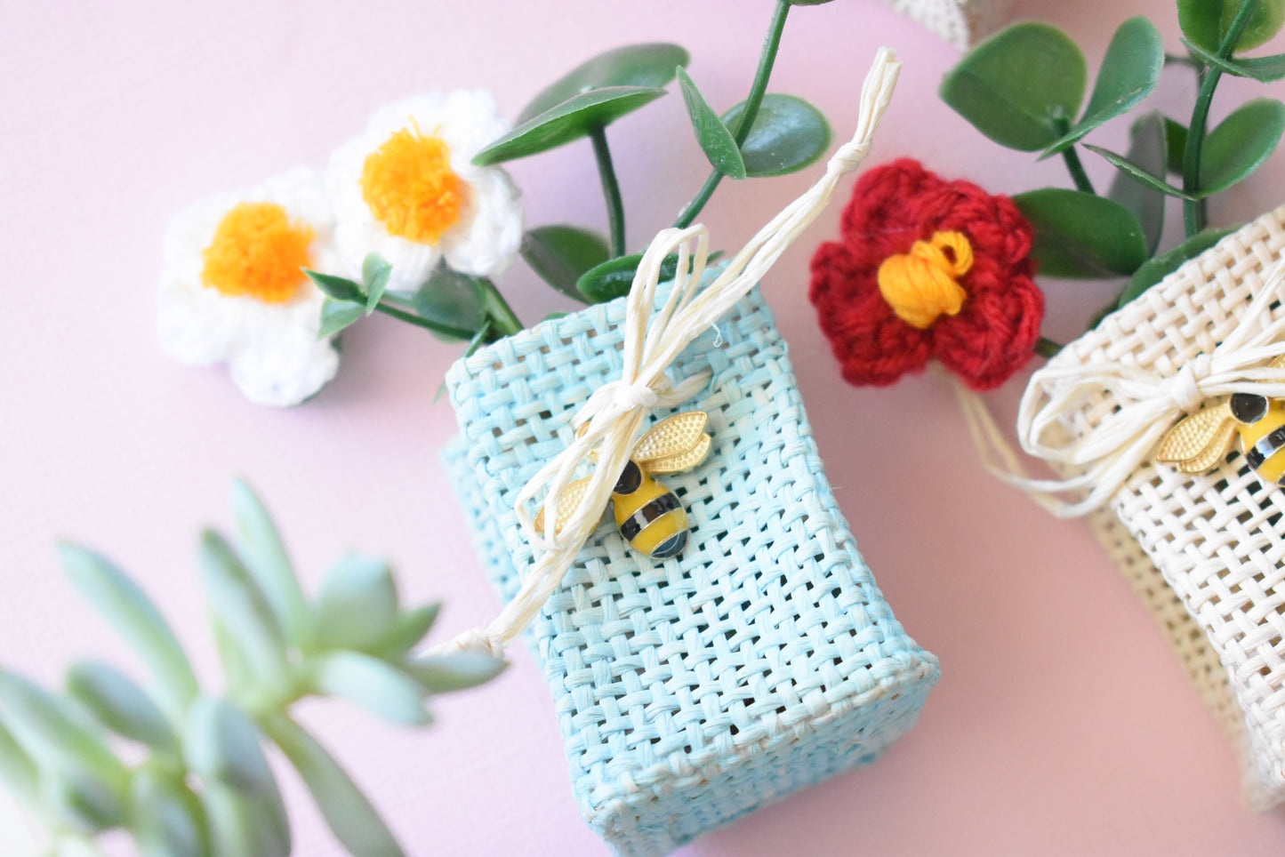 Flower Baskets - Magnets