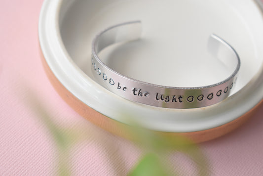 Be the Light - Cuff Bracelet