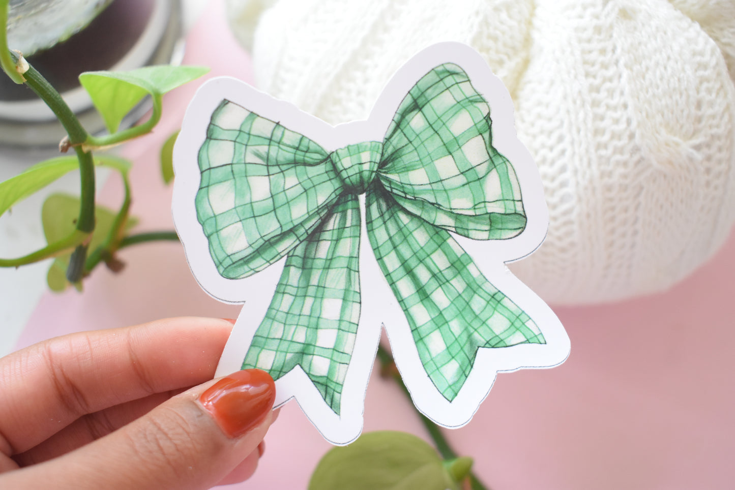 Cozy Bows - Waterproof Vinyl Sticker