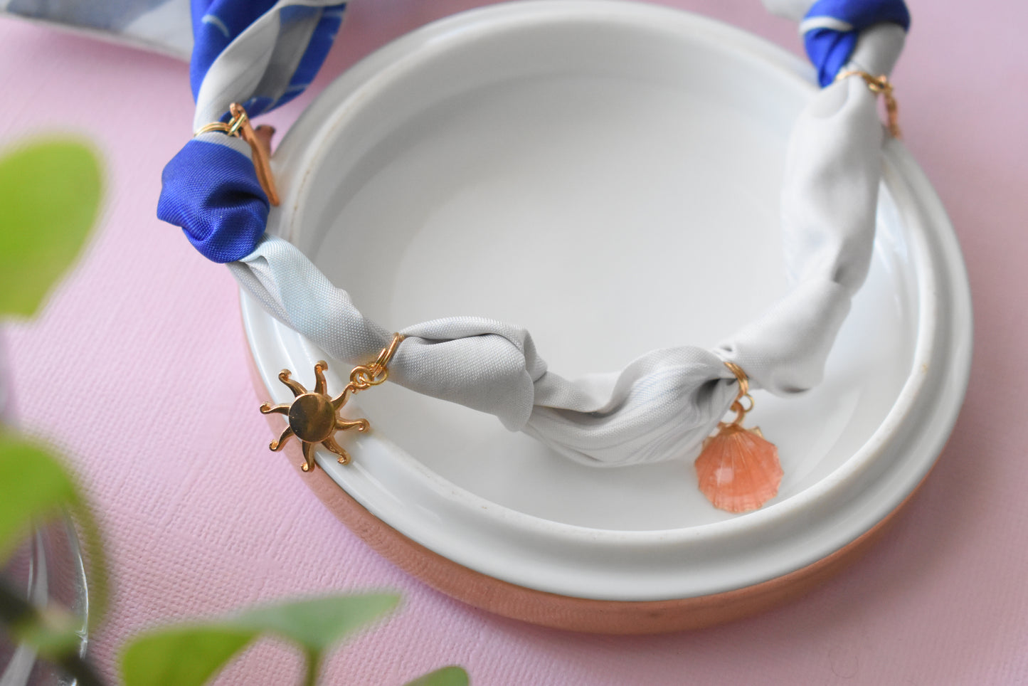 Clear Water - Scarf Charm Accessory