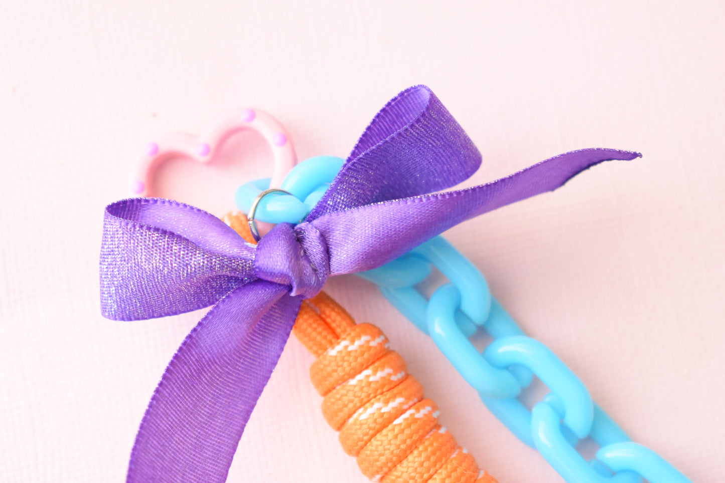 Chunky Letter Paracord Bag Charm & Keychain | Personalized Backpack Charm | Initial