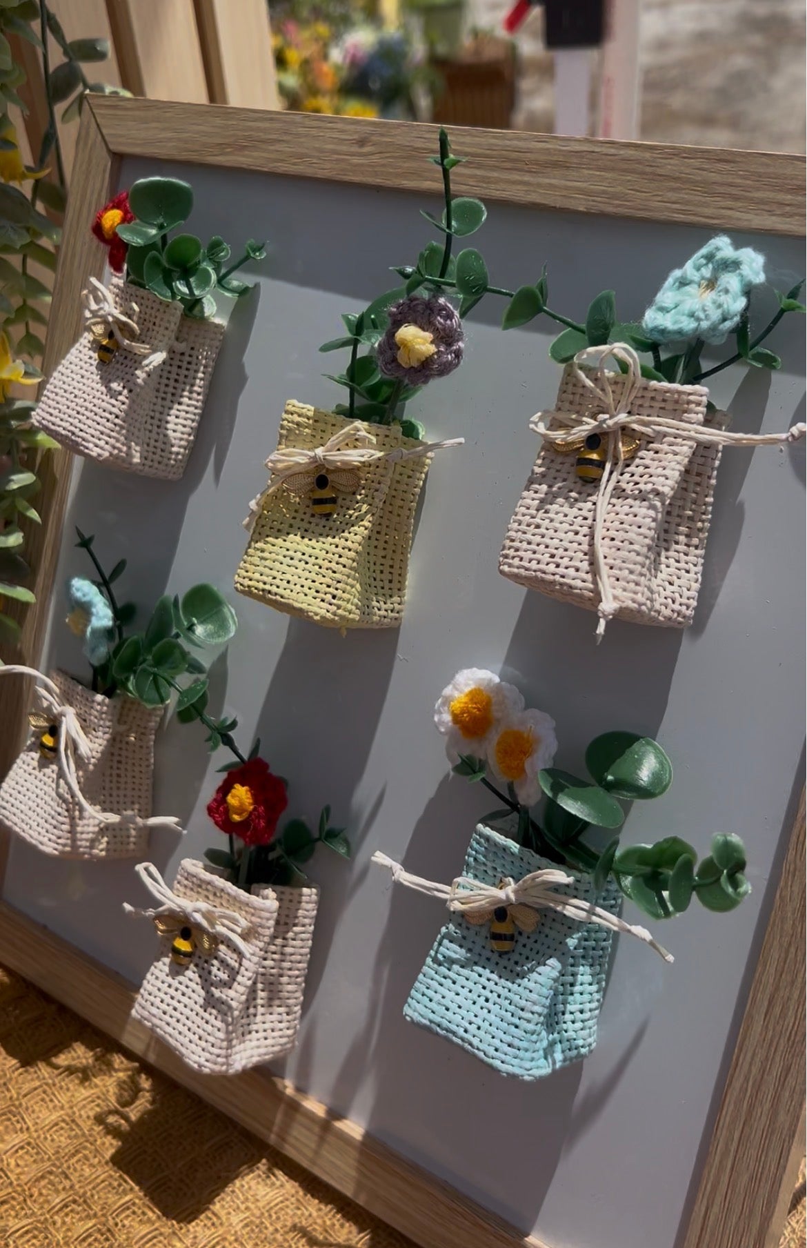 Flower Baskets - Magnets