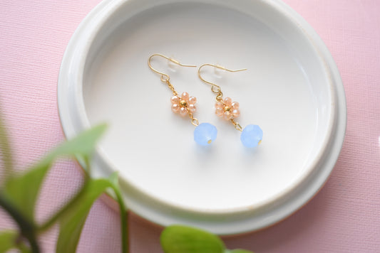 Light Blue - Dangle Earrings