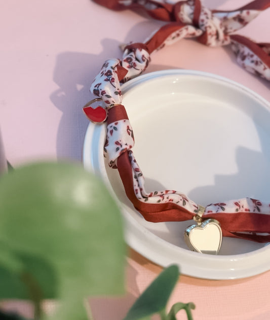 Red - Scarf Charm Accessory