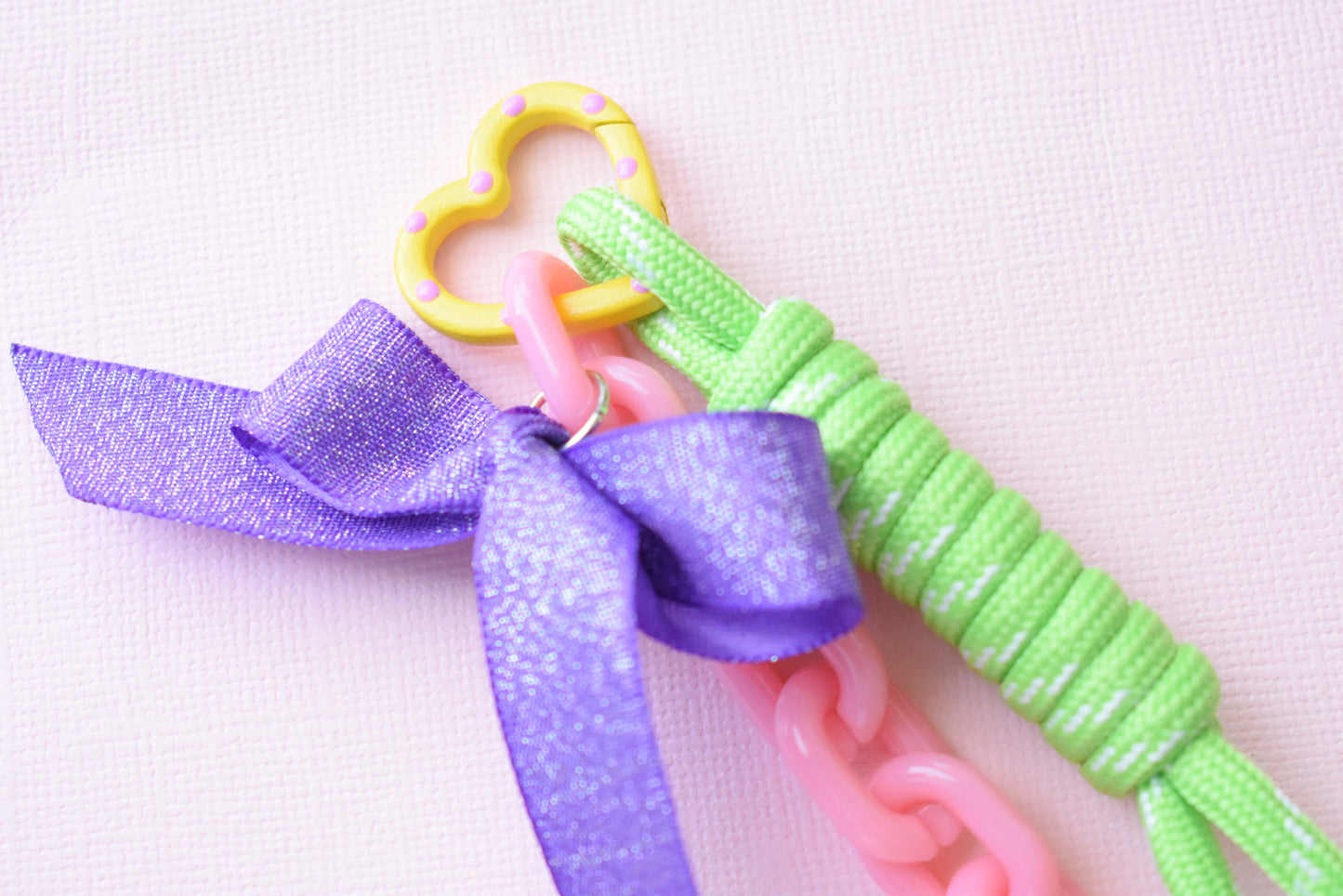 Chunky Letter Paracord Bag Charm & Keychain | Personalized Backpack Charm | Initial