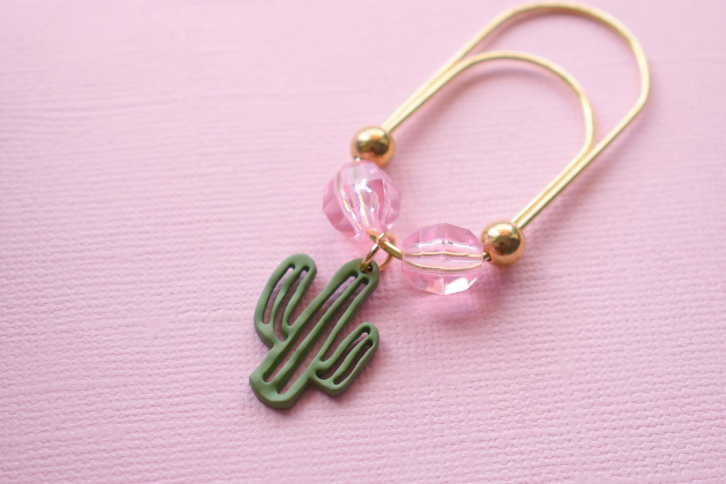 Little Miss Cactus - Paperclip Bookmark