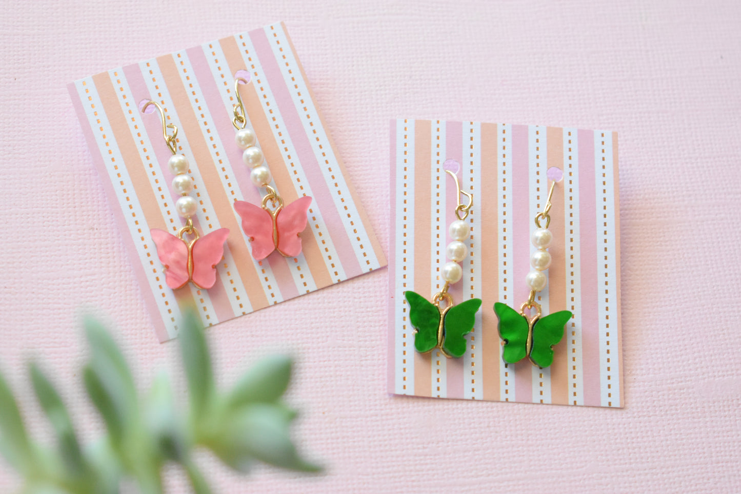 Butterfly Garden - Dangle Earrings