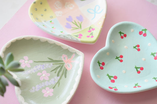 Hand Painted Jewelry Dishes